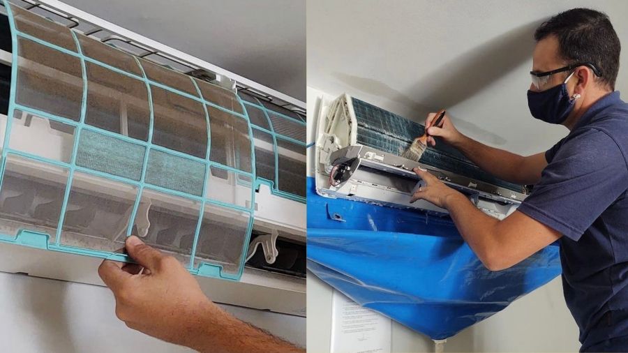 Manutenção de ar-condicionado